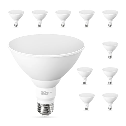 GvvooHome LED Flood Light Bulbs, 100W Equivalent Outdoor Light Bulbs 3000K