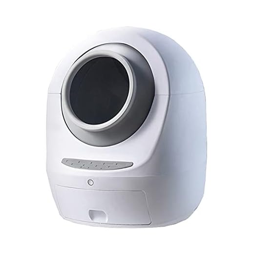 Smart kattpotta automatisk självrengörande kattlåda APP-kontroll automatisk kattlåda bärkapacitet är 9,5 l för 1,1-8 kg kattlåda hus (färg: grå)