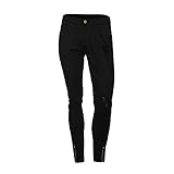 Xmiral Herrenhose Slim Biker Zipper Denim Jeans Skinny Frayed Pants Mode Patch Loch Strumpfhosen(L,Schwarz)