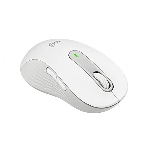 Image of Logitech Signature M650 L Left Wireless Mouse - For Large Sized Left Hands, 2-Year Battery, Silent Clicks, Customisable Side Buttons, Bluetooth, for PC /Mac /Multi-Device /Chromebook - White
