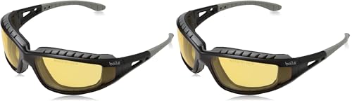 Bolle TRACPSJ Tracker Safety Goggles - Vented Yellow (Pack of 2)