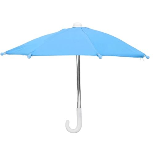 Vvikizy Phone Sun Umbrella, Cute Portable PVC and Metal Phone Umbrella Sun Blocker Cover Universal Phone Umbrella Sun Blocker Cover Viso for Fishing Beach Pool Outdoor Phone