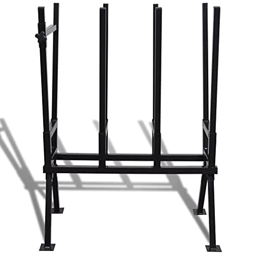 LONGMHKO Sägeböcke Sägebock für Holzsägearbeiten schwarz Größe: 103 x 76 x 50 cm – Bild 3