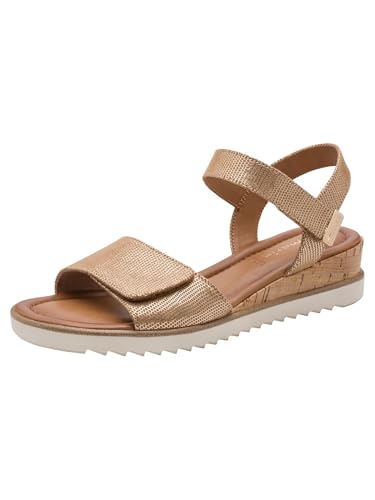 Tamaris sandale femme à talon compensé métallique 39 EU