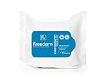 Freederm Fragrance Free Deep Pore Face Cleansing Wipes for Spot Prone Skin, Fights Spot Causing Bacteria, Biodegradable, 25-count