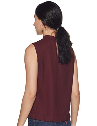 Image of Amazon Brand - Symbol Women's Regular Blouse (SYM /SS20 /TP054 Wine M)