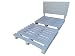 Dydaya Home Cama de Palets con Cabecero Color Blanco & Somier Base...