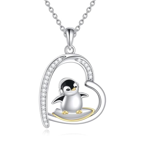 Collier chat en argent sterling et pendentif coeur pour sublimer vos tenues quotidiennes
