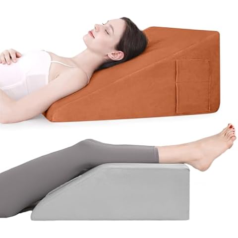 Lossey 12 Inch Bed Wedge Pillow Cover