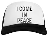 Photo Gallery suzetee i come in peace couple matching cappellino unisex per bambini snapback da baseball bianco Photo Gallery suzetee i come in peace couple matching cappellino unisex per bambini snapback da baseball bianco