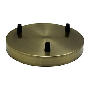 Ledsone CRSF2003GB 3-Punkt-Deckenrosette Messing