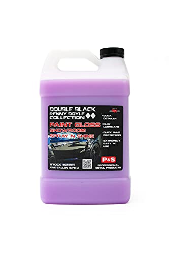 P&S Detailing Products â€“ Paint Gloss Showroom Spray N Shine; Instant Detailer; Effectively Removes Dirt, Fingerprints, Dust, and Smudges; Excellent Clay Lubricant; C5001 (1 Gallon)