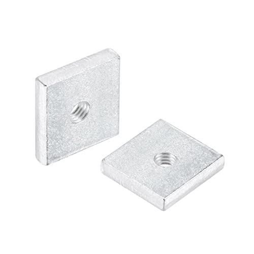 Tool Parts and Accessories Square Nuts M4x15mmx3mm Zinc-Plated Metric Coarse Thread Assortment Kit 25pcs (#CN-140824-14108)