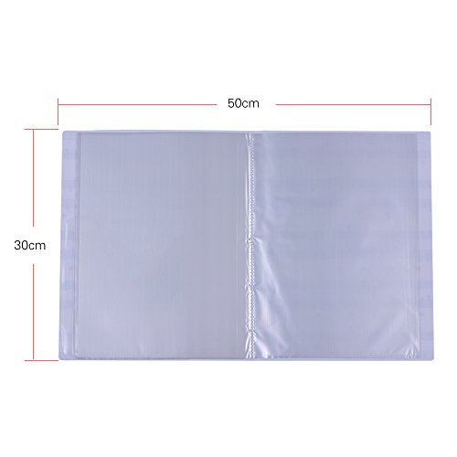 Muziek Bestandsmap A4 Grootte Blad Muziek map Papier Documenten Muziek Thema 40 Zakken Opbergmap - Image 7