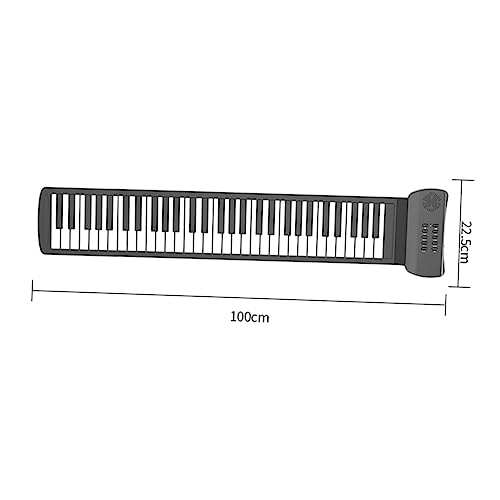 TOYANDONA Rouleau Piano Pliable Piano Pliable Clavier Clavier Électronique Instrumentos Musicales Para Adultos Piano Pliant Clavier Électrique Piano Continuer Piano Pliant - Les Beatles, Paul McCartney, John Lennon, RIngo Starr, George Harrison TOYANDONA Rouleau Piano Pliable Piano Pliable Clavier Clavier Électronique Instrumentos Musicales Para Adultos Piano Pliant Clavier Électrique Piano Continuer Piano Pliant – Image 3