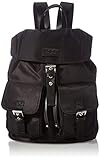 PETA APPROVED VEGAN Buffalo Damen Oksana Rucksackhandtasche, Black, Normal
