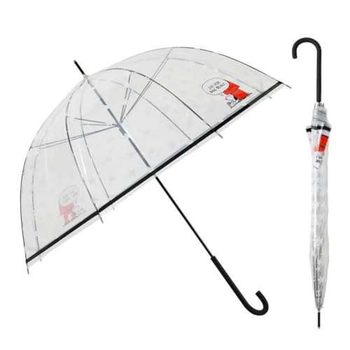 小川(Ogawa) スヌーピー ビニール傘 レディース ピーナッツ ベーシックビーグル 59cm 8本骨 安全手開き 72059のサムネイル