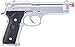 Evike Airsoft - Matrix Elite M9 Gas Blowback GBB Airsoft Pistol (Color: Silver)