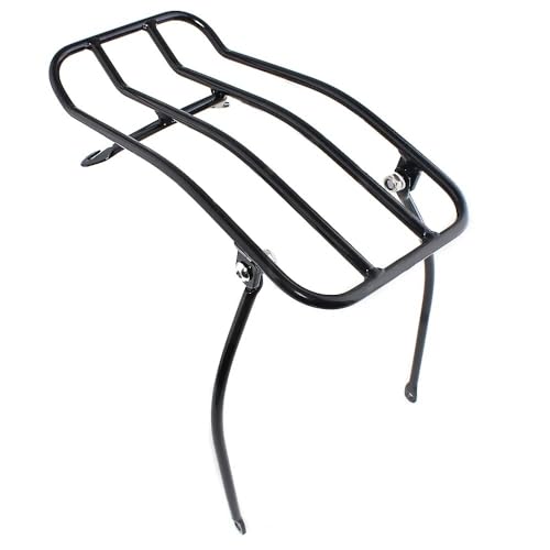 Support de bagages arrière en acier noir ultra résistant pour moto Bonneville