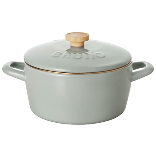 [ブルーノ] 富士ホーロー 両手鍋 20cm BHK280 【6760927】ブルーグリーン