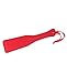 Spartacus Pu Paddle W/Reverse Plush - Red