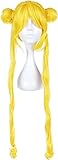 CoolChange Usagi Tsukino Cosplay Perücke für Sailor Moon Fans | Blond
