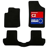 citroen c2 rallye occasion SUR MESURE | Tapis de sol aux dimensions exactes de votre voiture, fabrication européenne 100 % sur mesure, adapté à votre Citroën C2 (09/2003-12/2009)