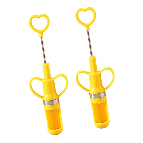 HOLIDYOYO 2Pcs Cherry Pitter Tools Multifunctional Fruit Core Removers for Kitchen Lightweight and Compact Design for Removing Cherry and Pits Space Saving Kitchen Gadgets