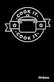  Cook It: Kariertes A5 Notizbuch oder Heft für Schüler, Studenten und Erwachsene (Logos und Designs, Band 164)