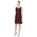 S.L. Fashions Women's Chiffon Tier Jacket Dress with Bead Neck, Aubergine, 14