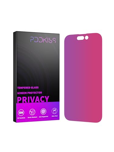 Film de protection de confidentialité Rose iPhone 14 Pro verre trempé anti espion écran anti rayure