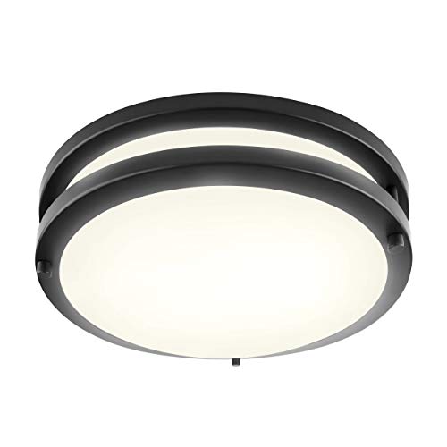 LB72172 LED Flush Mount Ceiling Light, 10-Inch Modern, Dimmable, Round Light Fixture, Oil