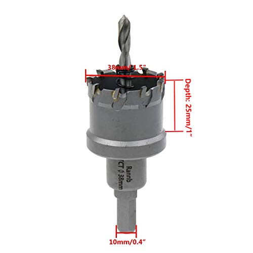 Rannb 1.5-inch Carbide Tipped Hole Saw