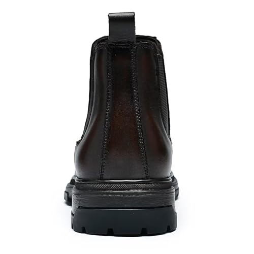 Image of Men's Chukka Boots Genuine Leather Ankle Boot for Men Classic Casual Oxford Style Footwear