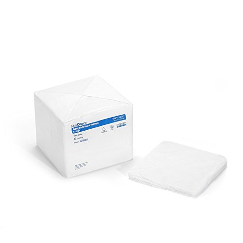 MediChoice Super Fluff Gauze Sponge, No Estéril, 9.75x10.75 Pulgadas, Blanco, 1314GZ6503 (Paquete de 50) miniatura 1
