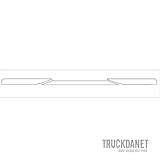 TRUCKDANET Edelstahl-Zubehör für Scania-Serie Streamline, unteres Sonnenschirmband