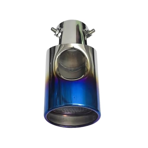 Punta de escape silenciador decorativo azul que protege tu coche