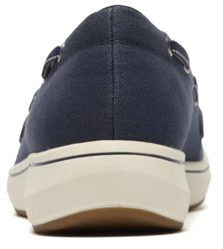 Clarks Clarks Women's BreezeSky Bay CloudSteppers Loafer, Navy Canvas, 9.5