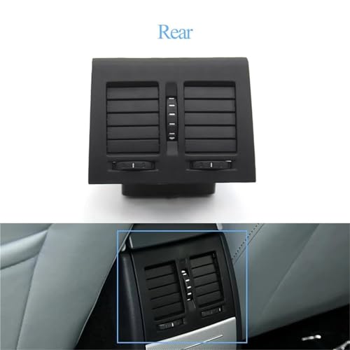 Rejilla de ventilación central con lamas orientables para salpicadero de Skoda Octavia 2 2