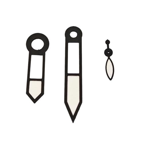 Aiguilles de montre pour mouvement ETA 6497 6498 ST3600 accessoire noir