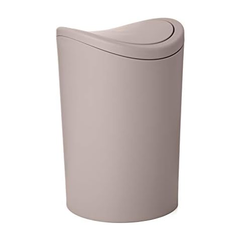 Tatay 6L Bathroom Bin with Hinged Lid Cover