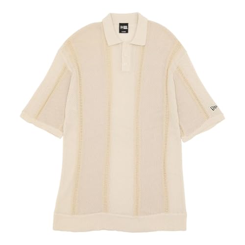 ニューエラ(new era) ニューエラゴルフ ニットメッシュ ポロシャツ 半袖 オフホワイト XL GF SS KNIT MESH POLO OWHI（Amazon）