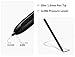 S Pen for Galaxy Z Fold 4/3, Z Fold 4 S Pen, 4096 Pressure Levels, Stylus + Replacement Tips/Nibs (Black+Case)