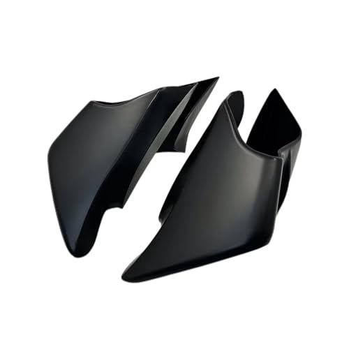 Kit spoiler latéral moto d'ailerons aérodynamiques fixes noirs pour YZF-R3 R25 2019-2024