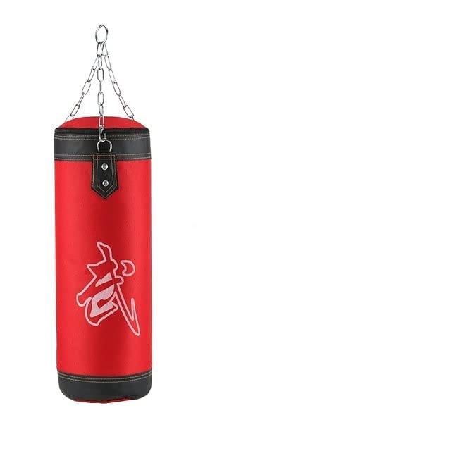 5sssallefaa Saco de boxeo sin relleno, para entrenamiento de artes marciales mixtas, guantes de boxeo, cadena colgante, karate, equipo de boxeo (60 cm, 7)