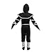 Spooktacular Creations Kids Silver Ninja Costume, Child Unisex Ninja Costume for Halloween Dress Up Party, Role Playing, S