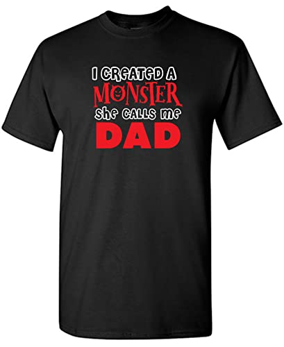 T-shirt humour papa noir XL pour animer les repas de famille