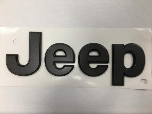 68441751AA Jeep Gladiator Jeep Fender Emblem - Dark Grey