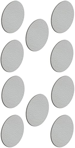 cyclingcolors 10x self Adhesive Cover caps Screw Hole Stickers Furniture Black Grey White Wood Brown (White)