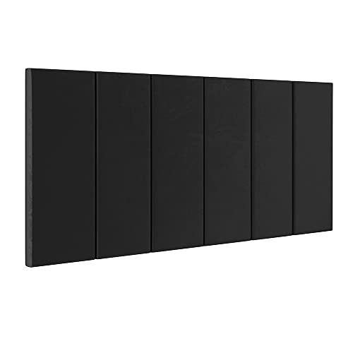 Cabeceira Painel Suspensa Julia Estofada Para Cama de Casal 1,40 (Preto) – Lojas RPM